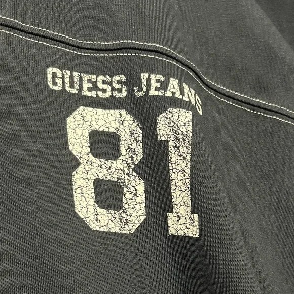 NEW GUESS ORIGINALS Oversized Fit Black Streetwear Casual T-shirt Men’s XL - Picture 4 of 6